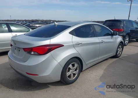 2015 Hyundai Elantra Se из США, поврежденный, VIN 5NPDH4AE9FH581456